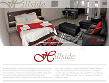 Tablet Screenshot of hillsidewindhoek.com